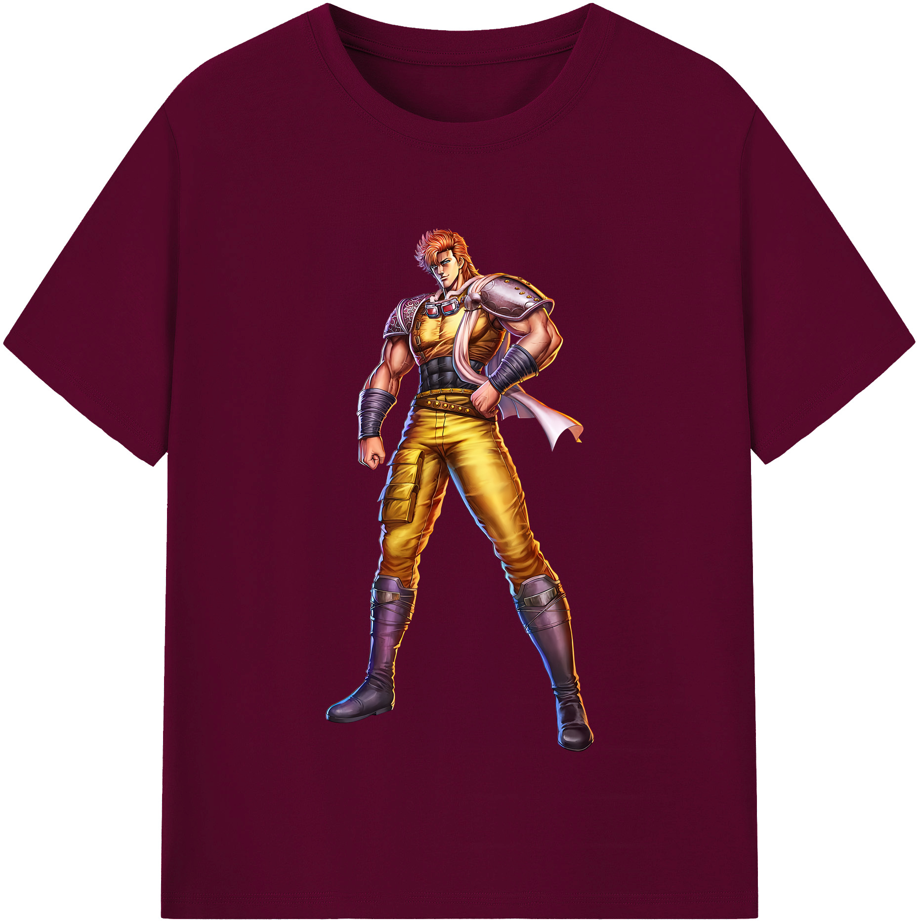 （画像用） 北斗の拳 Fist of the North Star レディースカジュアルプリントTシャツ（綿100％）